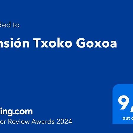 Pension Txoko Goxoa Hondarribia Exteriör bild